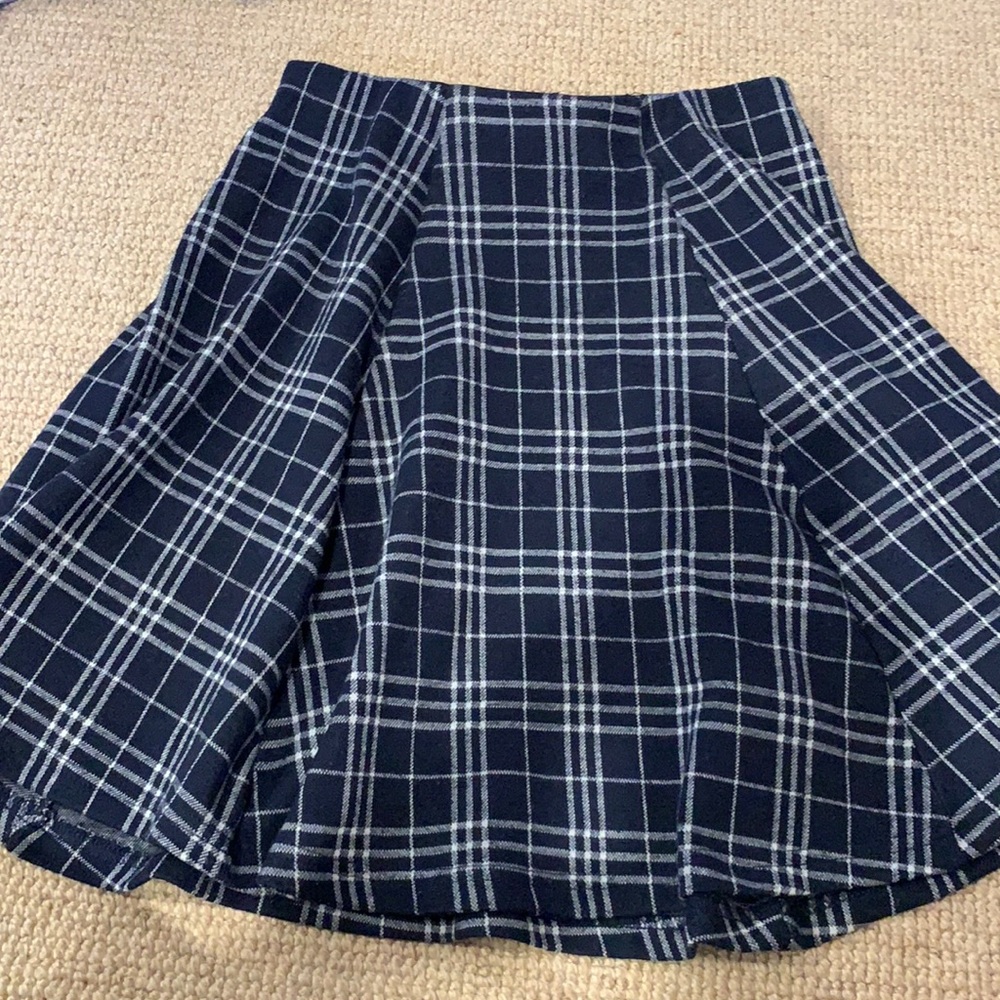 Plaid skater skirt